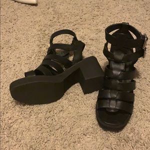 Steve Madden Shoes - Steve Madden heeled gladiator clueless sandal Steve Madden Shoes - Steve Madden heeled gladiator clueless sandal
